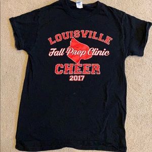 PERFECT CONDITION barely worn UofL Cheer T-shirt